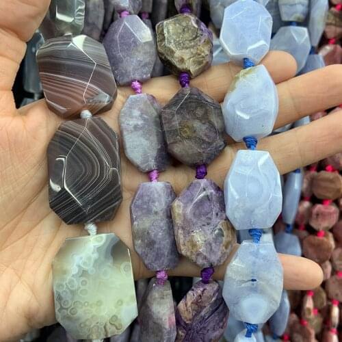 20x30mm Natural Tourmaline Charoite Stone Beads 15'' Irregular DIY Loose Beads For Jewelry Making Women Beads Necklace Gift