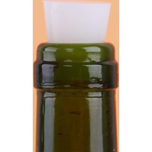 Home Brew Wine Stoppers Silicone Plug With 8mm Hole For Airlock Valve Bubbler Fermentation Exhaust Valve Silicone Rubber Plug