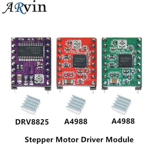 3D Printer Parts A4988 DRV8825 Stepper Motor Driver With Heat sink For SKR V1.3 1.4 GTR V1.0 RAMPS 1.4 1.6 MKS GEN V1.4 board