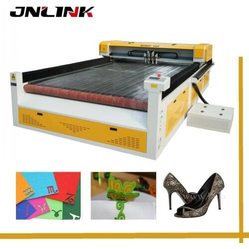 Dual head Precision Carpet jean fabric auto feeding co2 laser cutter machine honeycomb table for jeans clothing