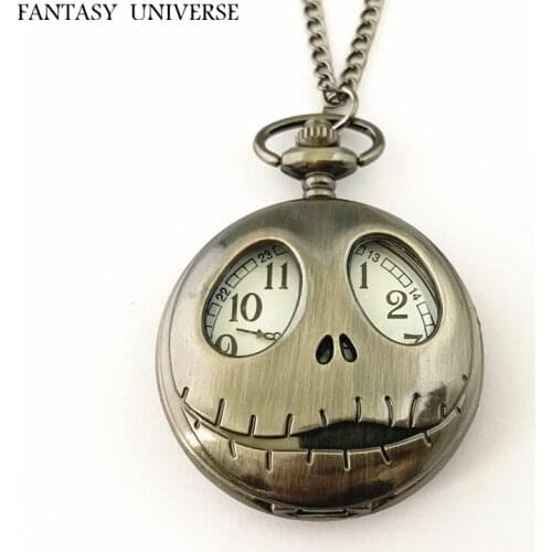 FANTASY UNIVERSE Free shipping 20pcs a lot pocket watch Necklace HRSKFLE18