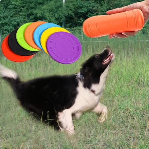 1 pcs Pet Dog Training Toys Outdoor Flying Disc Toys Large Pet UFO Toy Training Toy Plastic UFO Trainning Tools