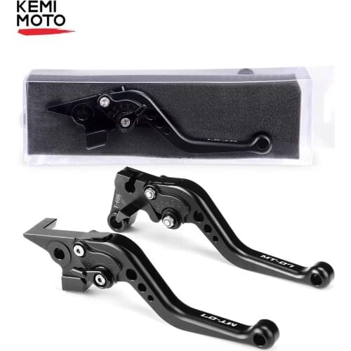 Kemimoto Motorcycle Short Brake Clutch Levers For Yamaha MT-07/FZ-07 2014-2020 Short Levers MT-07/FZ-07 2015 2016 2017 2018 20