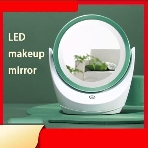 Cosmetic Mirror with Light Magnifying Mirror Table Mirror with Led Light Makeup Mirror for Bedroom Small Table Lamp LED Mirror