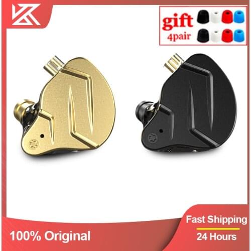 Kz Zsn Pro In Ear Earphones 1ba+1dd Hybrid Technology Hifi Bass Metal Earbuds Earphones Sport Noise Bluetooth Cable For ZSX ZAX