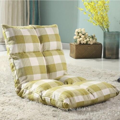 Single Living Room Sofa Eight Grids Lazy Tatami Lounge Sofa Japanese Style Folding Floor Chair Home Furniture Corner Sofa Bed