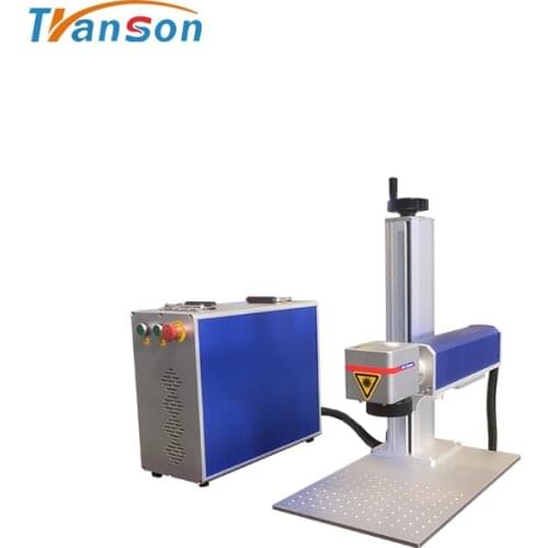 Mini Fiber Laser Marking Engraving Machine Raycus 20W 30W 50W 1064nm For Metal Jewelry Plastic