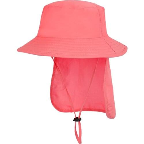 Children Bucket Hat Kids Unisex Beach UV Protection Outdoor Essential Sun Cap
