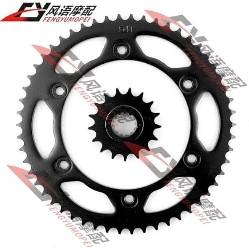 For Honda Little Hornet 250 CBR250 mc19 motorcycle front and rear sprocket Chain 428 sprockets kits Motorbike parts