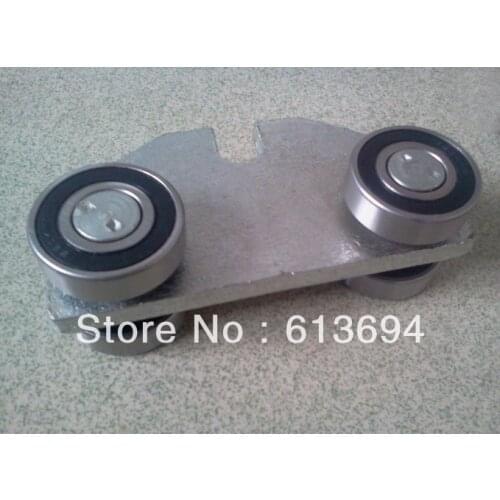 Sliding gate roller with four 6204ZZ bearings