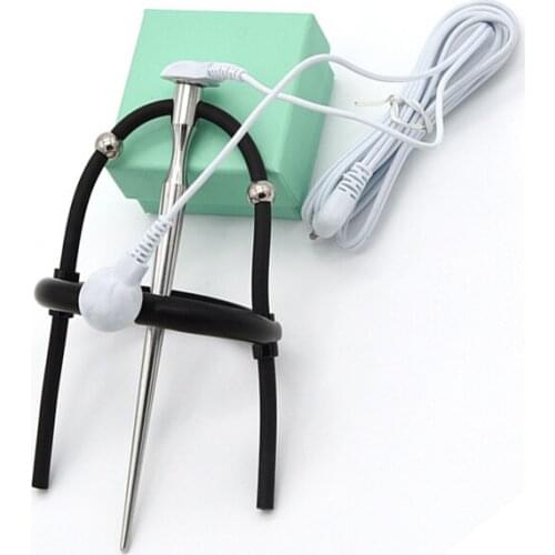 Sex Toys Male Time Delay Electro Silicone Glans Ring Elastic Penis Lock Ring Cock Ring For Men Adult Sex Products Accessory