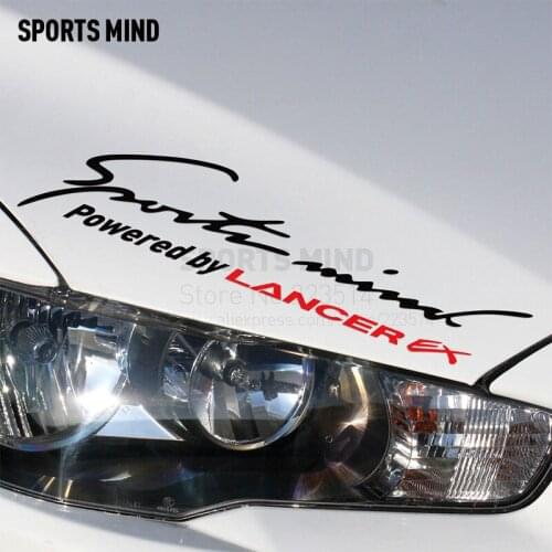 Sports Mind Car Styling On Car Lamp Eyebrow Automobiles Car Sticker For Mitsubishi lancer ex exterior accessories