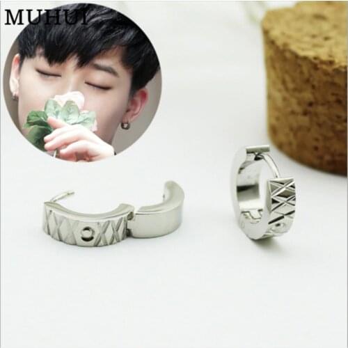 2019 Kpop LUHAN GD BAP JUNGKOOK V SUGA Unisex Earrings For Women Men Jewelry Brinco 19140