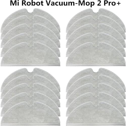 20PCS Washable Accessories Mop rag wipes For Xiaomi Mi Robot Vacuum-Mop 2 Pro+STYTJ02ZHM Robot Vacuum Cleaner Parts Kits