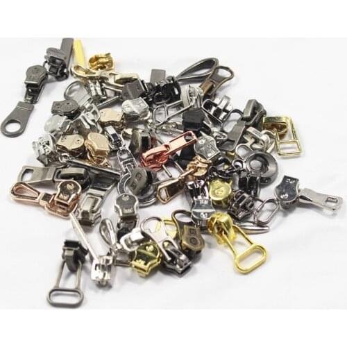 5 pcs 3# mix zipper repair kits zipper pull Metal zipper slider,zipper head,Garment,bag and suitcase accessories,clothes,001