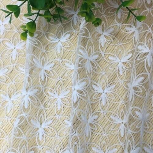 5yards/lot White Diamond Net Lace African Swiss Voile Lace High Quality Embroidery Lace Fabric Nigeria Wedding Tulle Lace Fabric