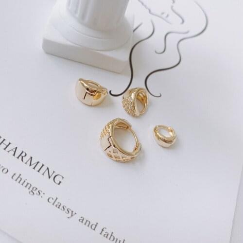 DIY jewelry accessories micro-inlaid zirconium ring earrings jewelry accessories materials