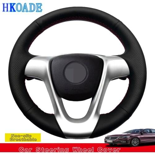 DIY Hand-stitched Black Soft Artificial Leather Car Steering Wheel Cover For Smart Fortwo 2009-2013 Smart Forjeremy 2013