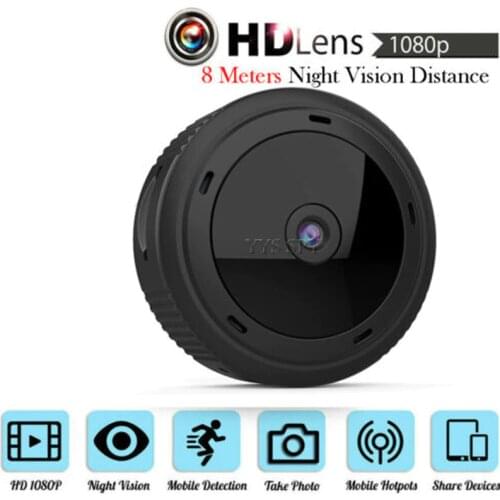 Wifi Mini Camera Espia 1080P Magnetic Body 8pcs Night Vision Motion Sensor HD Video Remote Micro IP Cam Support Hidden TF Card