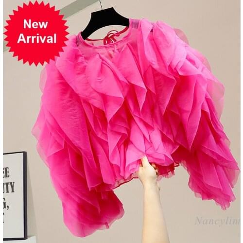 Mulbry Cilk Womens Chiffon Blouses