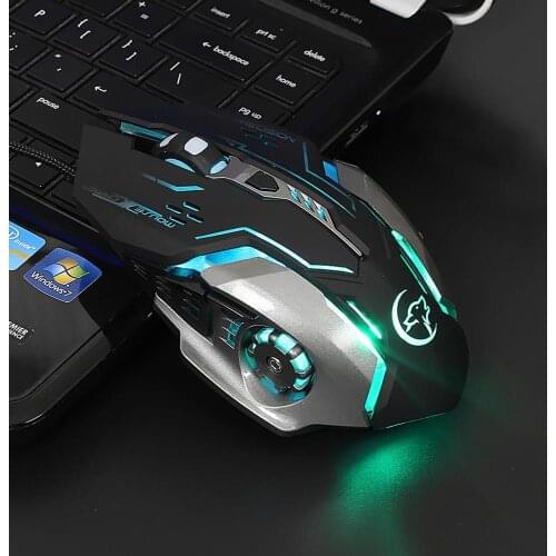 Hot Sales USB Wired Mouse Mice 3200DPI USB 2.0 Receiver Optical Computer Mouse Ergonomic Mice For Laptop PC Computer Mouse Mice