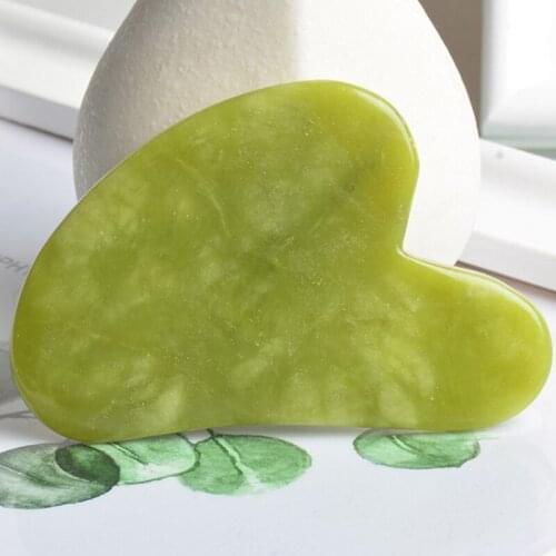 New Natural Jade Stone Guasha Board Massage Tool SPA Therapy Guasha Massager Antistress Body Care Scraping Board