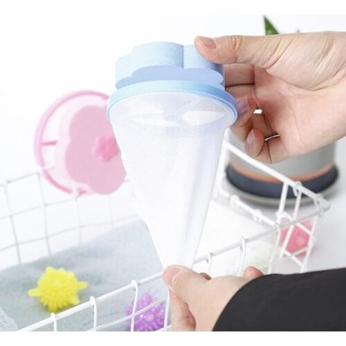 New Style Depilatory Trap Filter Mesh Bag Cleaning Ball Bag Dirty Fiber Collector Washing Machine Filter Laundry Ball Tray