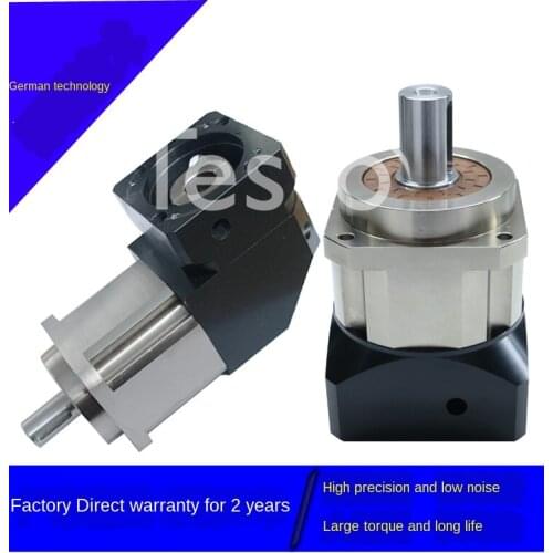 Equipped with 1kW 1.5kW 2KW Servo Motor Precision Planetary Right Angle Reducer 60 80 130 Gear Reducer