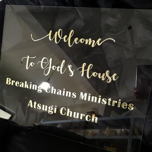 Personalized Acrylic Wedding Welcome Sign Board Welcome to Our Wedding Clear Acrylic Welcome Sign Wedding Signs Board No Stand