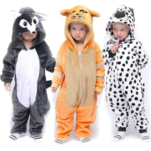 Unicorn Kigurumi Pajamas For Children Baby Girls Pyjamas Boys Sleepwear Animal Lion Deer Licorne Onesie Kids Costume Jumpsuit