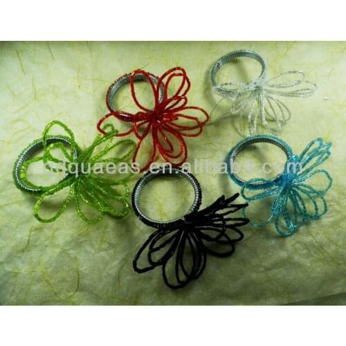 Aliexpress sold beaded wedding napkin ring