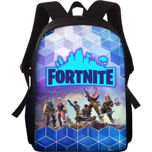 Fortnite New 13inch Backpack For Men Women Fortress Night Students Teens 3D Printing Bookbag School Bag Battle Mochilas
