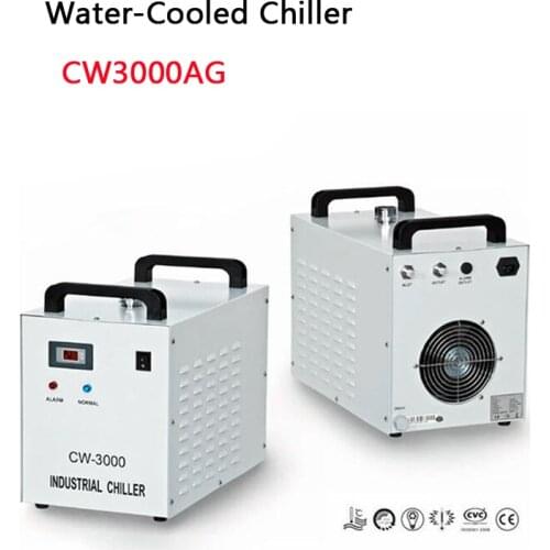 Water-Cooled Chiller CW3000 LED Lamp UV Solidifying 220V 50HZ CW3000AG Water Chilling Unit Water-Cooled Chiller Machine