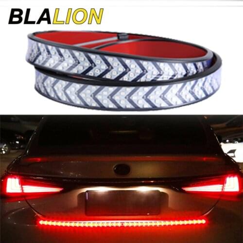Turn Signal Light Car Rear Brake 150cm Rear Trunk Brake Warning Lamp Auto Flexible Mount Safety Lamps 100cm Car Rear Stop Lights