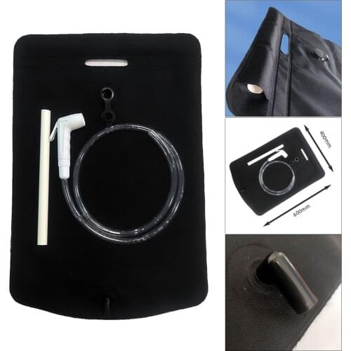 Outdoor Shower Bathing Bag Portable Solar Heated Water Bag Energy Heated Bathing Travel Camping Shower Bag Water Storage Tank