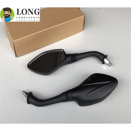 10mm Universal Motorcycle Mirror Rearview Mirror Clearly Rotatable Adjustable Mirrors For SUZUKI UU125 UY125 UU 125 UY 125 125cc