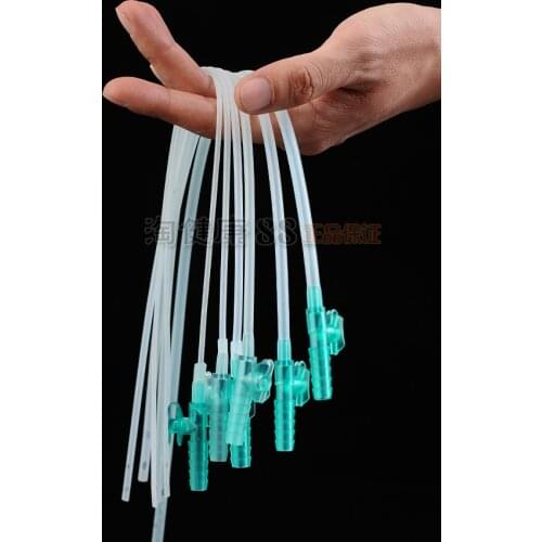 100pcs F6/F8/F10/F12/F14/F16 Adult/child use sterile silicone suction catheter household Manual sputum aspirator tube free ship