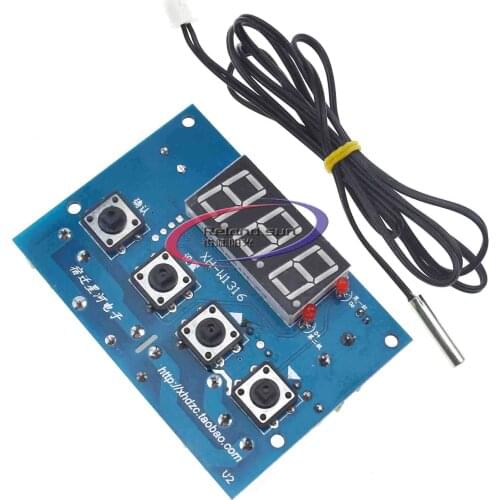 XH-W1316 universal temperature controller + acceleration control 2 way relay output temperature control meter high and low alarm