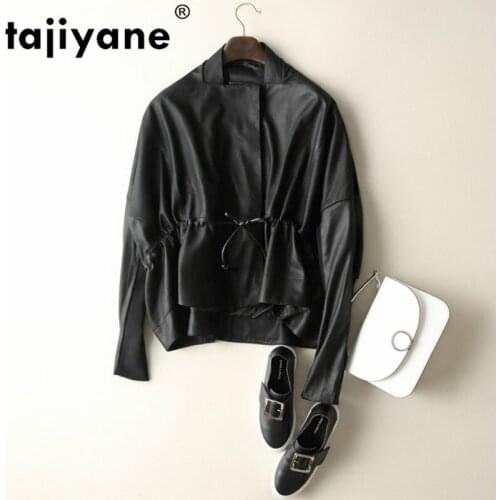 Genuine Real Women Leather Jackets Real Leather Jacket Winter Jacket Women Sheepskin Coat Moto Loose Casual Jacket 1766 PY25