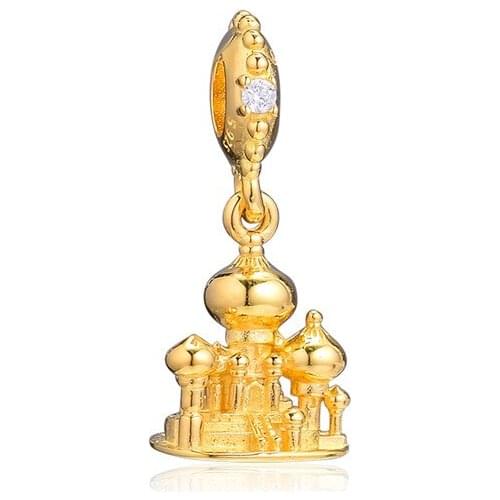 Golden Shine Jewelry 2020 Pendant Silver Charms for Chains Bracelets Pave Stones 925 Sterling Silver Jewelry Findings