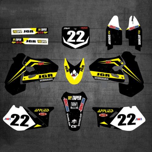 Free Custom motorcycle Numbers names Graphics Stickers Decals Kits for Suzuki RM250 RM125 1999 2000 RM 250 RM 125 2000-1999
