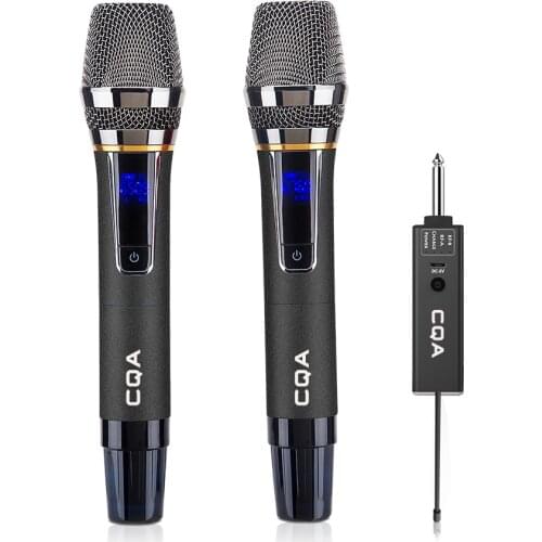 Factory Best Sale Dynamic Microfone Wireless UHF Microphone Set Type Diaphragm Style Model Number for KTV Microphone System