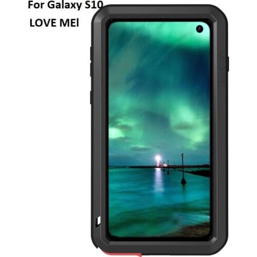 For Samsung Galaxy S10 S10 Plus S10 Lite case Armor 360 Full Protect Cover Aluminum Metal+Silicon Phone Cases Shockproof Coque