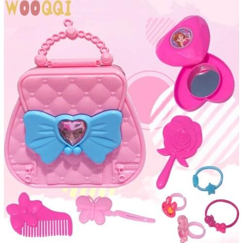 Pink Childrens Princess Bag Girls Play House Handbag Little Girl Cosmetic Bag Cute Mini Bag Toys for Girls