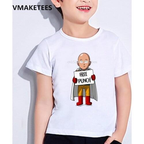 Kids Summer Girls & Boys T shirts Deadpool/Punch/Joker Free Jokes Cartoon Print Childrens T-shirt Funny Baby Clothes