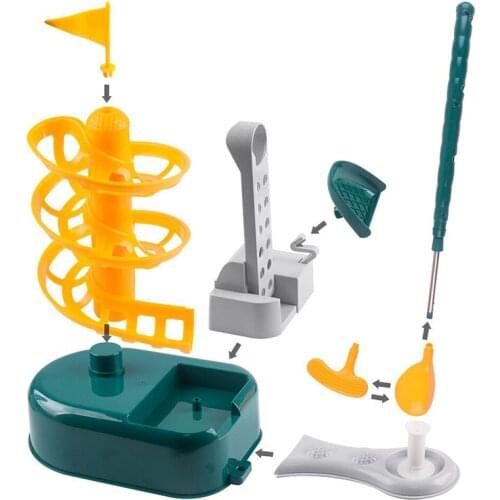 Childrens golf suit Golf tee Indoor golf toy Sports suit 15pcs ball