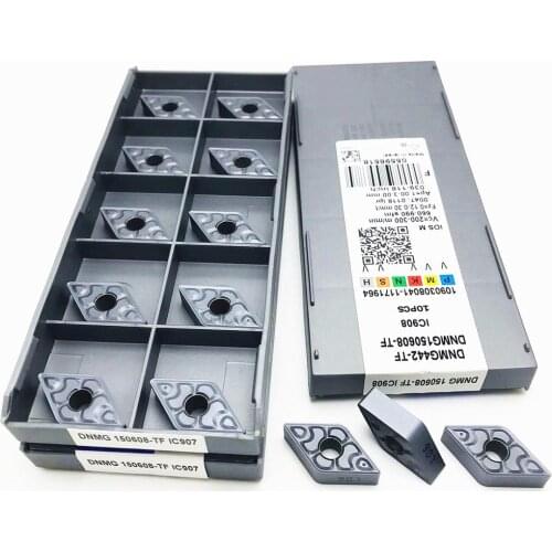 DNMG150604 DNMG150608 TF IC907 IC908 External metal lathe blade Iscar CNC high quality lathe parts tool DNMG 150604 turning tool