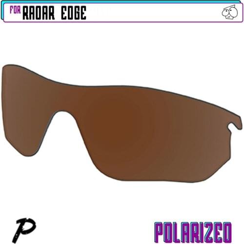 EZReplace Polarized Replacement Lenses for - Oakley Radar Edge Sunglasses - Brown P