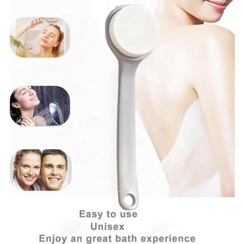 Long Handle Soft Hair Bath Brush Bath Artifact Bath Self-cleaning Scrub Artifact Bathroom Brush Q6F6