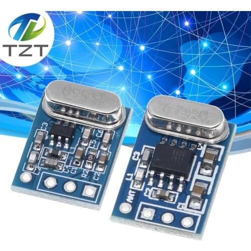 1Set 2Pcs 433MHZ Wireless Transmitter Receiver Board Module SYN115 SYN480R ASK/OOK Chip PCB for arduino